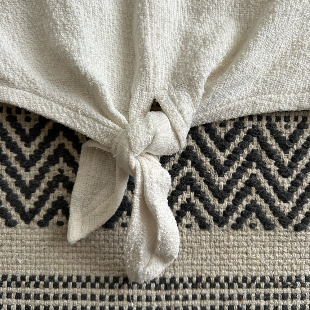 Madewell Texture & Thread Cream Top - Picture 3 of 6